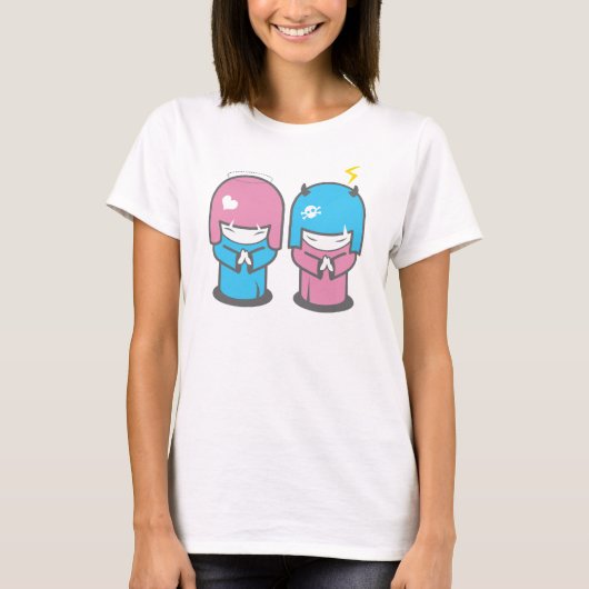 T-shirt jumeaux maléfiques (Devant)
