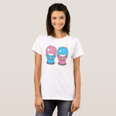 T-shirt jumeaux maléfiques (Devant entier)
