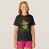 T-shirt jumelé du groupe de vacances de Noël (Devant entier)