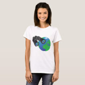 T-shirt Jumelles Et Femmes De La Terre (Devant entier)