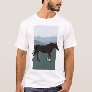 T-shirt Jument sauvage de montagne