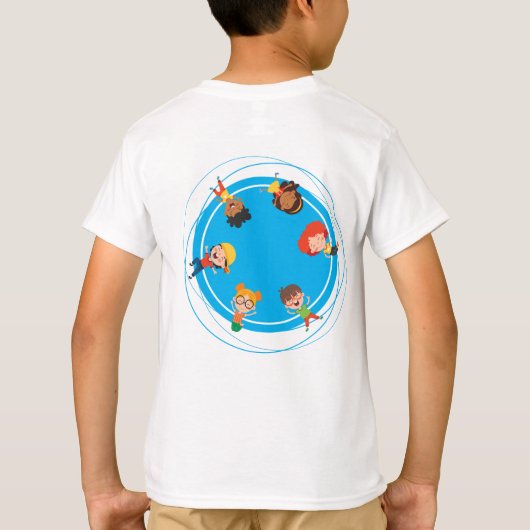 T-shirt Jump Bounce Jouer à Trampoline Park Birthday Boy (Dos)