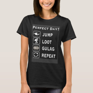 T-shirt Jump Loot Gulag Répéter Tout droit de Gulag Gaming