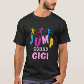 T-shirt Jump Squad Gigi Trampoline Party Correspondance An (Devant)