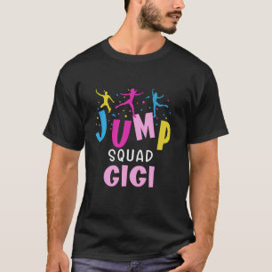 T-shirt Jump Squad Gigi Trampoline Party Correspondance An