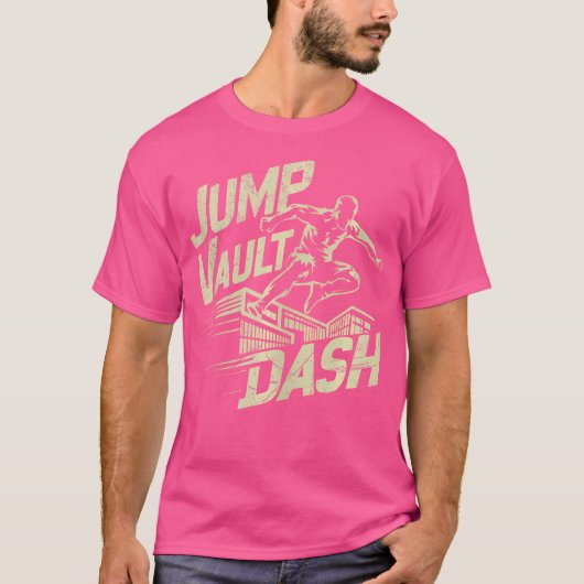 T-shirt Jump Vault Dash Parkour (Devant)