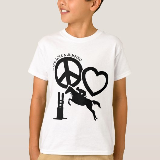 T-SHIRT JUMPEMENT D'AMOUR DE LA PAIX (Devant)