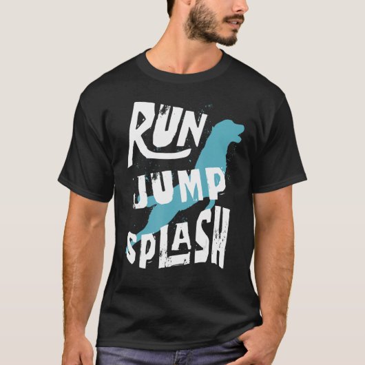 T-shirt Jumping à quai - Sport de chien - Propriétaire de (Devant)