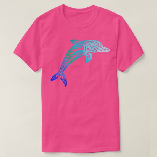 T-shirt Jumping Dolphin Tribal (Design devant)