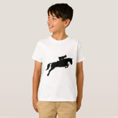 T-shirt Jumping Galloping Running Horse (Devant entier)