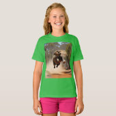 T-shirt "Jumping Joy : Le saut des éléphants Animés" (Devant entier)