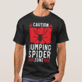T-shirt Jumping Spider Zone Arachnid Tarantula Keeper Spid (Devant)