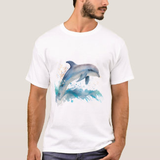 T-shirt Jumping Theme dolphin Gift Idea