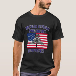 T-shirt Jumpmaster avant de la chute libre militaire