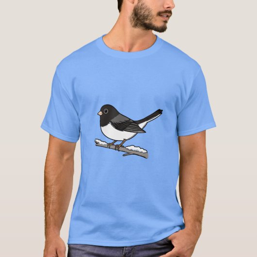 T-shirt Junco Ardoisé Snowbird (Devant)