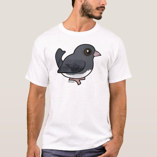 T-shirt Junco aux yeux foncés (couleur ardoise) (Devant)