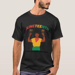 T-shirt Jundixième Souvenir de mes ancêtres 1865 Histoire