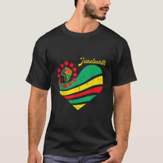 T-shirt Junenth He Africa Fist June 19Th 1865