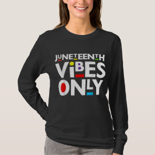 T-shirt Junetdix Vibes Uniquement Melanin Black Men Femmes