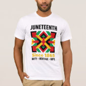 T-shirt Juneteenth (Devant)