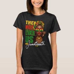 T-shirt Juneteenth 1865 Elles ne nous aiment pas Femme noi