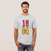 T-shirt Juneteenth 1865 - Histoire des Noirs (Devant entier)