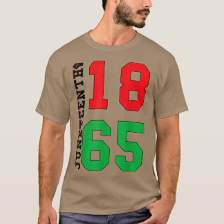 T-shirt Juneteenth 1865 Proud Black African American 