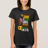 T-shirt Juneteenth 1865 Remembering My Ancestors Black Fre (Devant)