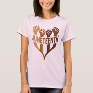T-shirt Juneteenth 2025 , Juneteenth 1865 Liberté