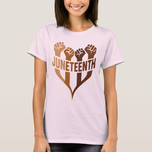 T-shirt Juneteenth 2025 , Juneteenth 1865 Liberté (Devant)