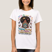 T-shirt Juneteenth « Alimenté par le café et la li (Devant)