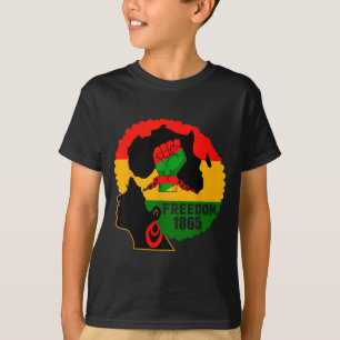 T-shirt Juneteenth célébration de l'histoire noire liberté