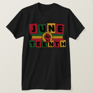 T-shirt JUNETEENTH Celebration Histoire noire Puissance no