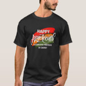 T-shirt JUNETEENTH chrétien (Devant)