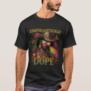 T-shirt Juneteenth Cowgirl sans excuses Bottes droguées