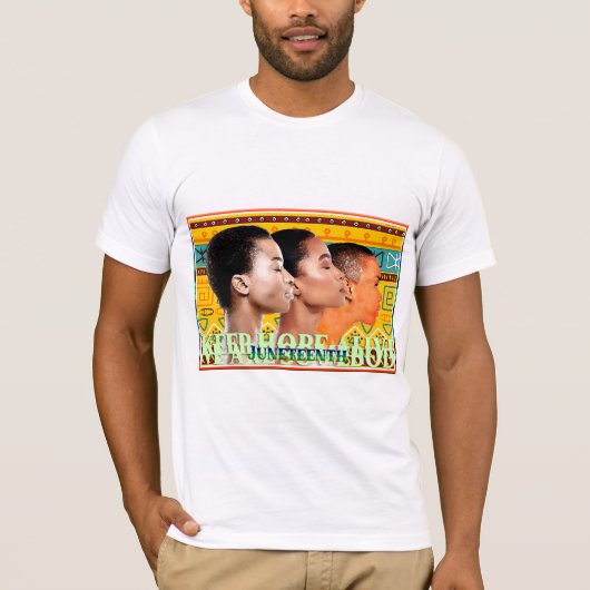 T-shirt Juneteenth Espoir & Héritage (Devant)