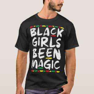 T-shirt Juneteenth filles noires ont été magie mélanine af