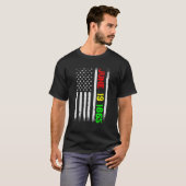 T-shirt Juneteenth Flag June 19 1865 Black History Junetee (Devant entier)