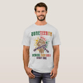 T-shirt Juneteenth - Histoire des Noirs (Devant entier)
