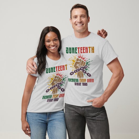 T-shirt Juneteenth - Histoire des Noirs (Unisexe)