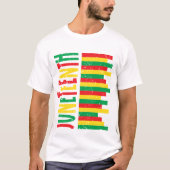T-shirt Juneteenth - Histoire des Noirs (Devant)