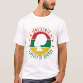 T-shirt Juneteenth - Histoire des Noirs (Devant)