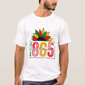 T-shirt Juneteenth - Histoire des Noirs  (Devant)