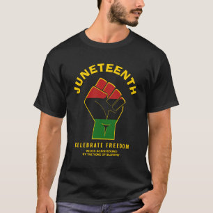 T-shirt JUNETEENTH Personnalisée Célèbre la liberté
