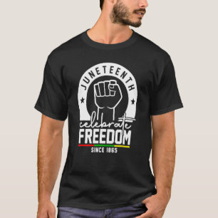 T-shirt Juneteeth célèbre la liberté depuis 1865 Black Ind