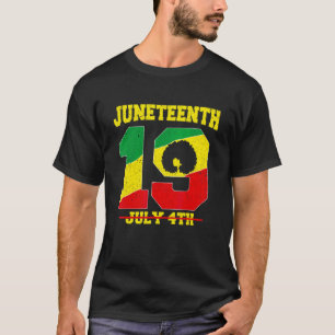 T-shirt Junetten Ancestors Black Pride Africain Américain