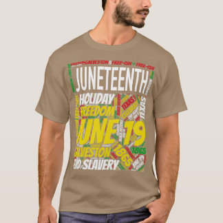 T-shirt Junetten Celebration Word Art