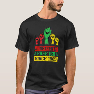 T-shirt Junetten Free Ish Depuis 1865 African American Fr
