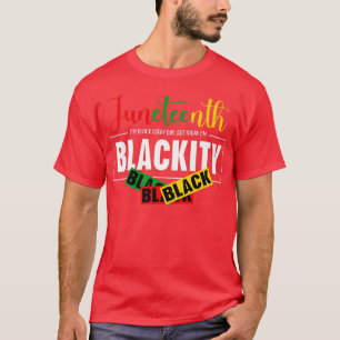 T-shirt JunetXVII Je suis noir tous les jours mais aujourd