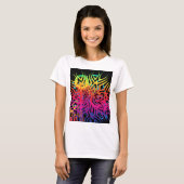 T-shirt Jungle Abstraite (Devant entier)